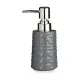 Soap Dispenser Ceramic 150 ml Silver Metal