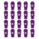 Set Tuercas OMP 7075 M12 x 1,25 40 mm 20 uds Violeta