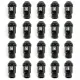 Set Nuts OMP 7075 Black 20 uds M14 x 1,25