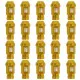 Set Nuts OMP 7075 Yellow 20 uds M14 x 1,25