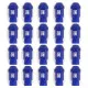 Set Nuts OMP 7075 Blue 20 uds M14 x 1,25