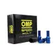 Set Tuercas OMP 27 mm Azul 20 uds M12 x 1,25