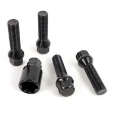Tornillos Antirrobo OMP OMPS09841401 M14 X 1,45 Negro