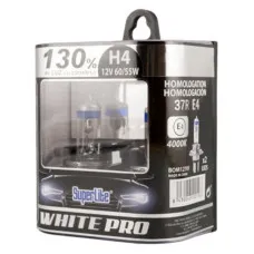 Car Bulb Superlite White Pro H4 12V 55/60W 4000K 37R/E4