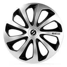 Hubcap Sparco Sicilia CS5 Black Silver 15