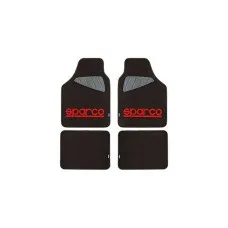 Car Floor Mat Set Sparco SPC1903 Universal Black/Red (4 pcs)
