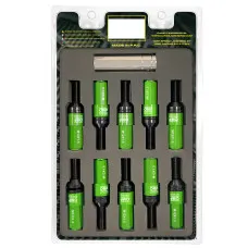Kit de tornillos OMP OMPS09981208 28 mm Verde M12 x 1,50