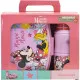 Picnic Holder and Bottle Included Minnie Mouse CZ11278 380 ml 17 cm Plastic