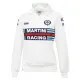 Sudadera con Capucha Mujer Sparco Martini Racing Blanco