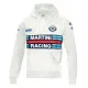 Sudadera con Capucha Sparco Martini Racing S Blanco