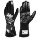 Guantes de Karting OMP MY2025 Blanco Negro FIA 8856-2018