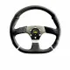 Racing Steering Wheel OMP OD/2018/LN Ø 35 cm Black Chrome