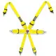 Harness with 6 fastening points OCC Motorsport OCCRF4 Yellow