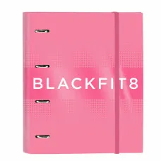 Carpeta de anillas BlackFit8 Glow up A4 Rosa (27 x 32 x 3.5 cm)