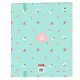 Ring binder Glow Lab Pepa A4 Green (27 x 32 x 3.5 cm)