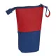 Pencil Holder Case Safta University Red Navy Blue (8 x 19 x 6 cm)
