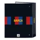 Ring binder F.C. Barcelona Maroon Navy Blue A4 (27 x 33 x 6 cm)