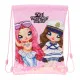 Mochila Saco Infantil Na!Na!Na! Surprise Sparkles Rosa (26 x 34 x 1 cm)