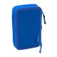 Double Pencil Case R. C. Deportivo de La Coruña Blue White (28 pcs)