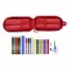 Backpack Pencil Case Sevilla Fútbol Club Red (33 Pieces)