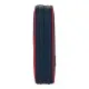 Plumier Doble F.C. Barcelona Corporativa Azul Granate 12.5 x 19.5 x 4 cm (28 piezas)