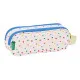Double Carry-all Benetton Topitos White (21 x 8 x 6 cm)