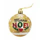 Christmas Bauble Minnie Mouse Lucky Golden 10Units Plastic (Ø 6 cm)