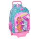 Mochila Escolar con Ruedas My Little Pony Magic Rosa Turquesa 33 x 42 x 14 cm