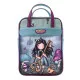 Mochila Gorjuss Curiosity Gris Verde (27 x 10 x 37 cm)