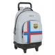 School Rucksack with Wheels F.C. Barcelona Grey (33 x 45 x 22 cm)