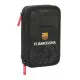 Double Pencil Case F.C. Barcelona Black Black 12.5 x 19.5 x 4 cm 29 Pieces