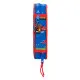 Double Pencil Case Cars Race ready Blue 12.5 x 19.5 x 4 cm (28 Pieces)