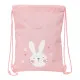 Backpack with Strings Safta Bunny Pink 26 x 34 x 1 cm