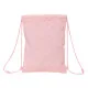 Backpack with Strings Safta Bunny Pink 26 x 34 x 1 cm