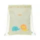 Backpack with Strings Safta Selva White 26 x 34 x 1 cm