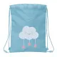 Backpack with Strings Safta Nube Blue 26 x 34 x 1 cm