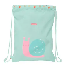 Backpack with Strings Safta Caracol Turquoise 26 x 34 x 1 cm