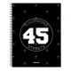 Notebook Safta California Black A4 120 Sheets