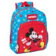 School Bag Mickey Mouse Clubhouse Fantastic Blue Red 28 x 34 x 10 cm