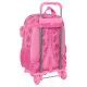 School Rucksack with Wheels Minnie Mouse Loving Pink 33 x 42 x 14 cm