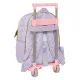 Mochila Escolar con Ruedas Wish Lila 28 x 34 x 10 cm