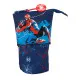 Estuche Cubilete Spider-Man Neon Azul marino 8 x 19 x 6 cm