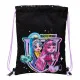 Bolsa Mochila con Cuerdas Monster High Negro 26 x 34 x 1 cm