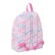 Mochila Escolar Barbie Logomania Rosa claro 33 x 42 x 15 cm