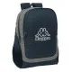 School Bag Kappa Dark navy Grey Navy Blue 32 x 44 x 16 cm