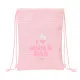 Backpack with Strings Safta Love Pink (26 x 34 x 1 cm)
