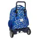 School Rucksack with Wheels Sonic Prime Blue 33 x 45 x 22 cm