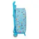 Mochila Escolar con Ruedas Bluey Azul cielo 22 x 27 x 10 cm