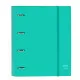 Ring binder Safta Turquesa Turquoise (27 x 32 x 3.5 cm)