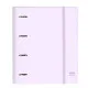 Ring binder Safta Lila Lilac (27 x 32 x 3.5 cm)